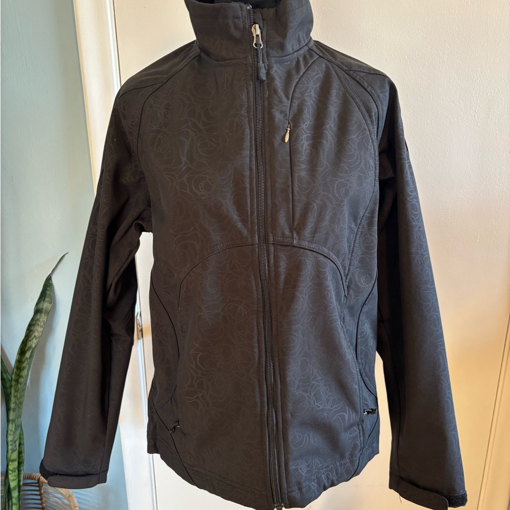 Double Diamond Black Fleece Jacket